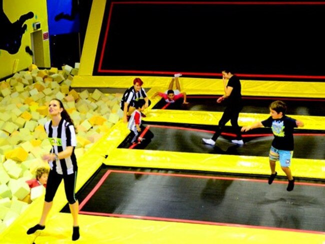 The popularity of indoor trampoline parks has contributed to the spike in injuries.