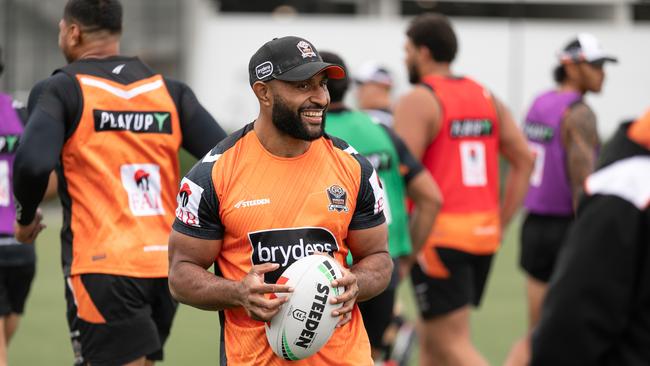 Justin Olam has joined the Wests Tigers after a terrific stint in Melbourne. Picture: Tom Meredith / Wests Tigers