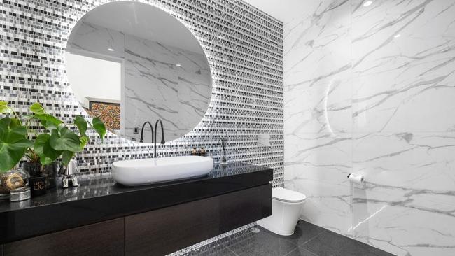 The home’s opulent bathroom. Picture: realestate.com.au