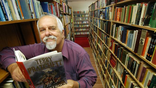 Blackwood Book Exchange Owner David Christophel in his bookshop