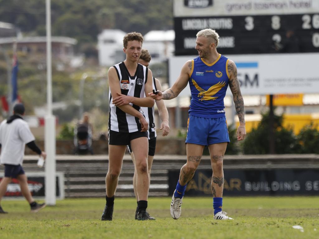 He also played B-Grade footy for Lincoln South against Marble Range last year. Picture: NCA NewsWire / Robert Lang