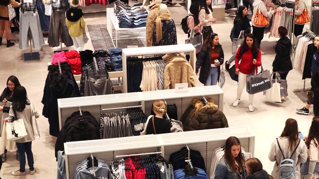 Opening of H&M Hobart store. Picture: NIKKI DAVIS-JONES