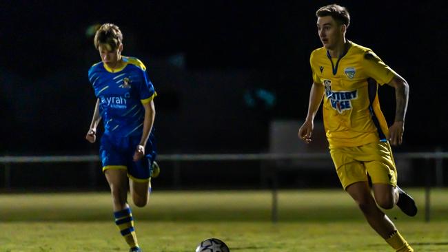 Brayden Huston in action for Kawana Football Club. Picture: David Cook