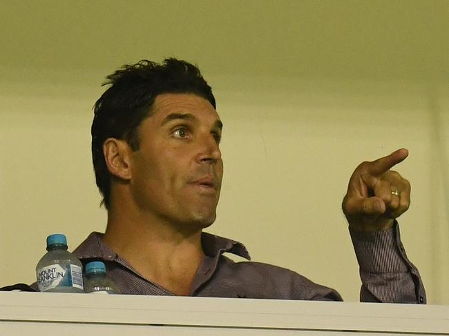 The trouble really started when Trent Barrett pointed the finger at Manly. Picture: AAP