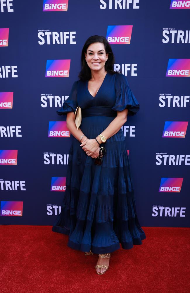 Real Housewives of Sydney star Nicole O'Neil attends the Strife premiere in Sydney. Picture: Hanna Lassen