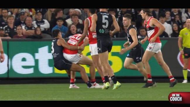 Nathan Buckley fires up over sling tackle debate