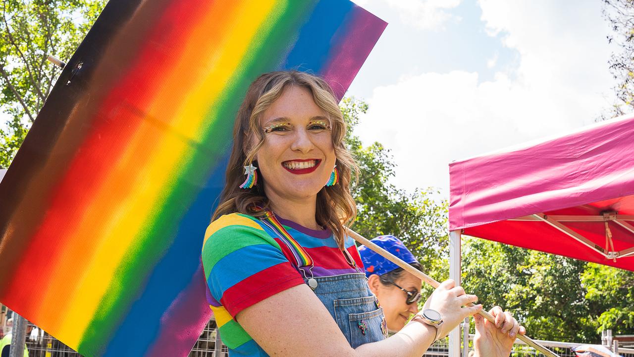 Rosie King at the 2023 Top End Pride March in Darwin City on Saturday, June 24. Picture: Pema Tamang Pakhrin