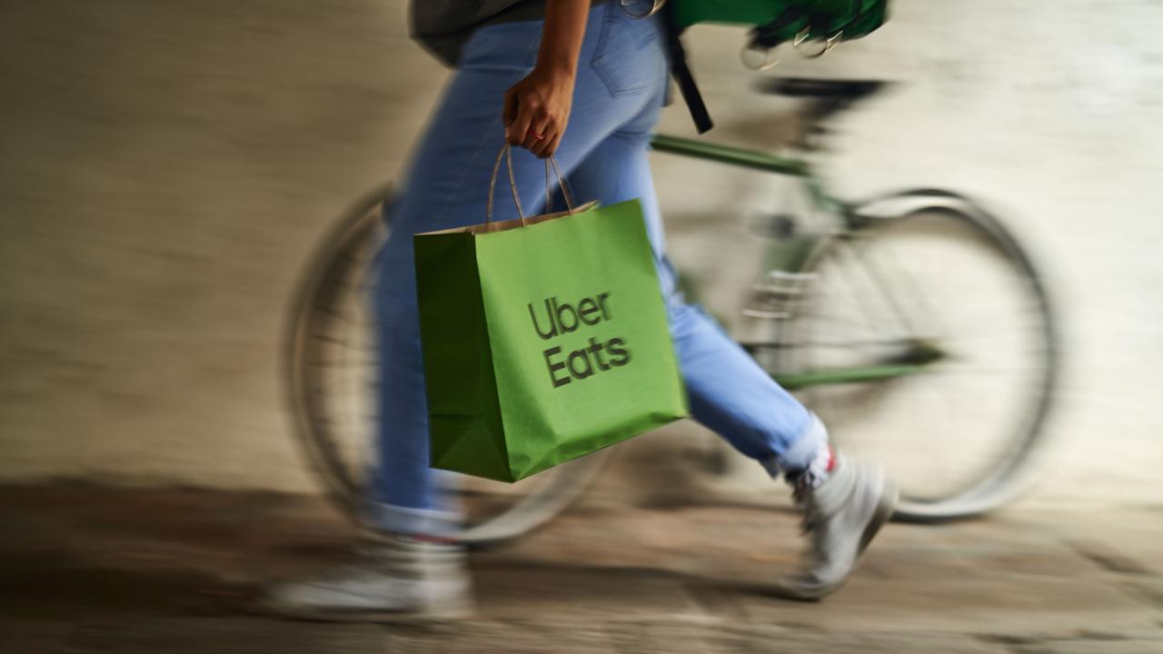 Uber Eats is expanding to six regional SA towns. Picture: Supplied/Uber Eats