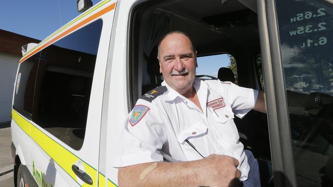 New Norfolk paramedic Bryce Duggan worked for Ambulance Tasmania for 45 years. Picture: Matt Thompson