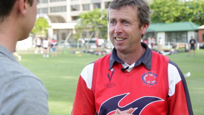 Nick Speak during his coaching stint at Melbourne.