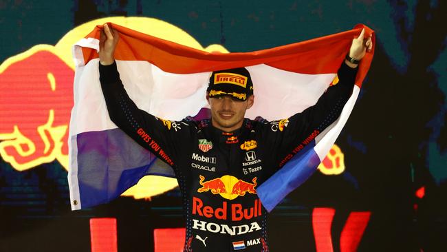 Verstappen won in controversial circumstances.