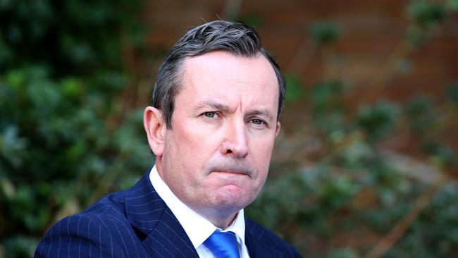 WA Premier Mark McGowan. Picture: Colin Murty/The Australian