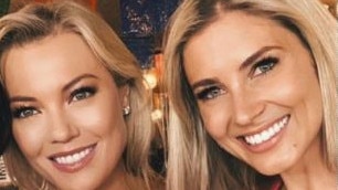 Former besties Ellie Aitken and Hollie Nasser. There is no suggestion Ms Aitken had anything to do with the damage to Ms Nasser’s car. Picture: Instagram