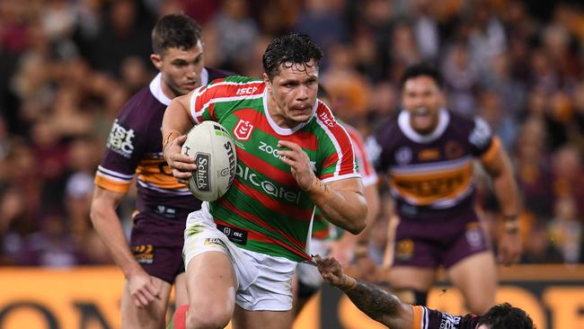 James Roberts on the fly against his former club. Picture: AAP/Dan Peled