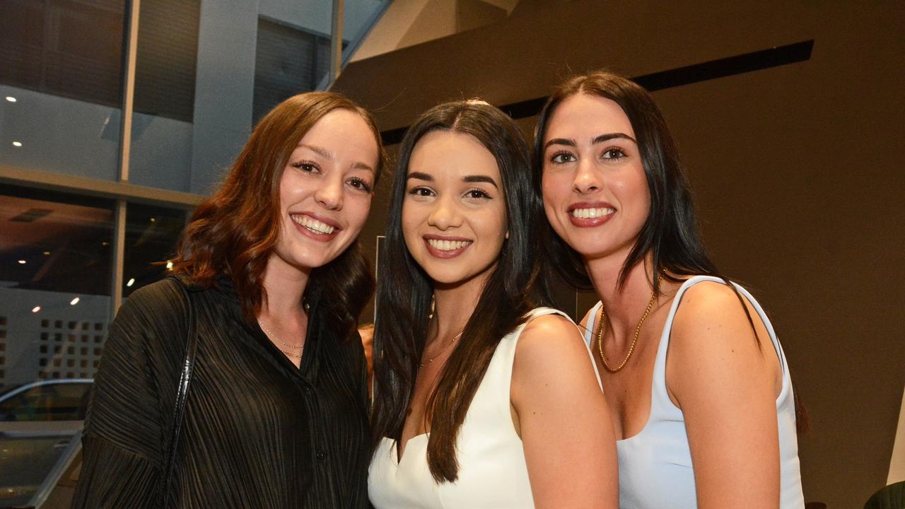 Tiarni Williams, Jessica Fox and Gemma Stubbs at Future Females at Audi Centre Gold Coast, Southport. Pic: Regina King