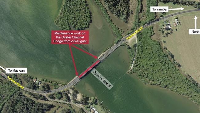 Works begin on Oyster Channel Bridge at Yamba on August 2.