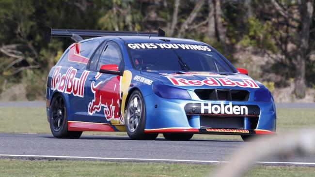 The Holden V6 twin turbo hit the track for the first time last year in Triple Eight’s Sandman.
