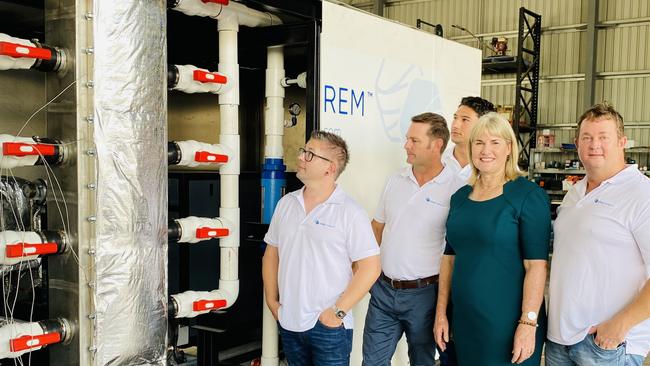 A mini hydrogen plant in the Northern Territory. Eco Energy World plans to build a $500 million solar and renewable hydrogen plant at Raglan, north of Gladstone. PICTURE GARY SHIPWAY