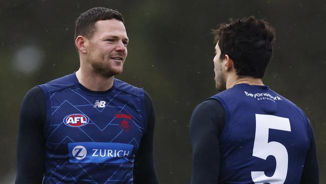 Steven May will come straight back in for Melbourne. Picture: Daniel Pockett/Getty Images)\
