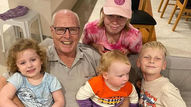 Jim Molan celebrates his birthday with his family amid his health struggles. Picture: Instagram.