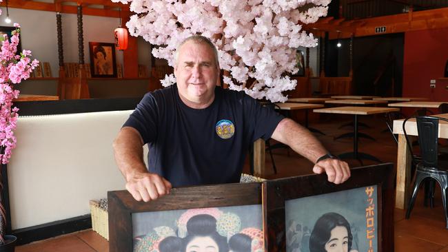 Adam Craven-Sands created Yama Zaru Izakaya Japanese pub and karaoke bar, which opened in September. Picture: Brendan Radke