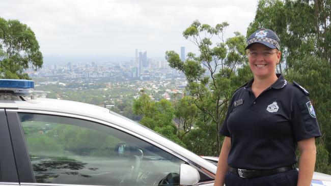 Holland Park Police Station officer-in-charge Senior Sergeant Kylie Doyle. Picture: Kristy Muir