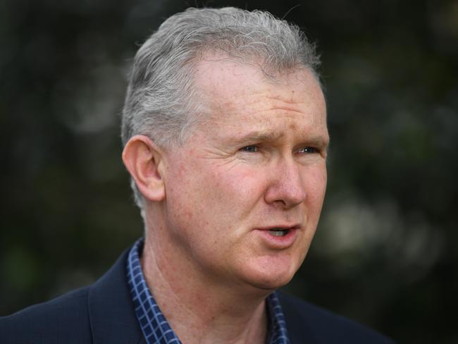 Labor industrial relations spokesman Tony Burke says millions of Australians are vulnerable to the government’s ‘nasty’ IR reforms. Picture: AAP Image / Joel Carrett