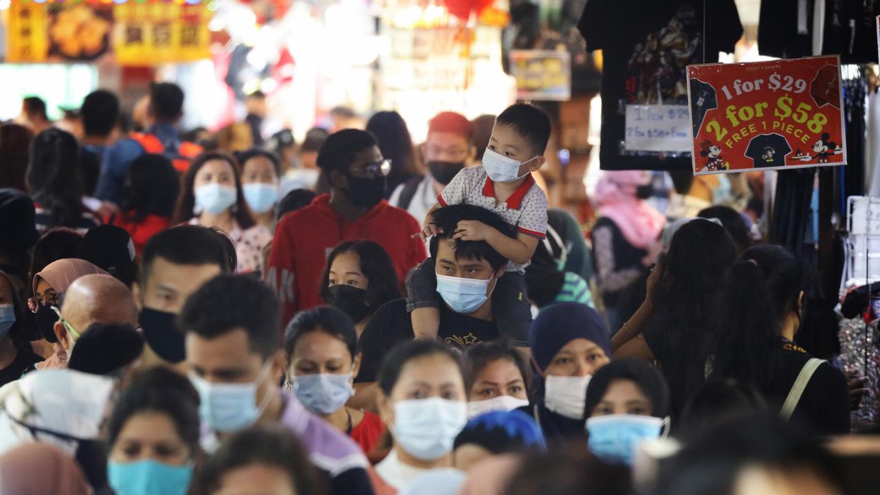 Although Singapore has weathered the Covid-19 storm with just 681 fatalities to date, the hospital system has felt the burden of the pandemic. Picture: Suhaimi Abdullah/Getty Images