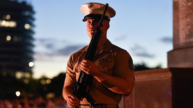 ANZAC DAY 25/4/23 Thousands gathered at the Cenotaph to commemorate the 108th Anzac Day. Pic: Pema Tamang Pakhrin