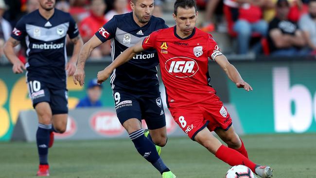 Isaias in action against Melbourne Victory last month. Picture: AAP