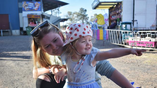 Montana and Harlow Golding at the 2023 Gatton Show on Friday, July 21. Picture: Peta McEachern