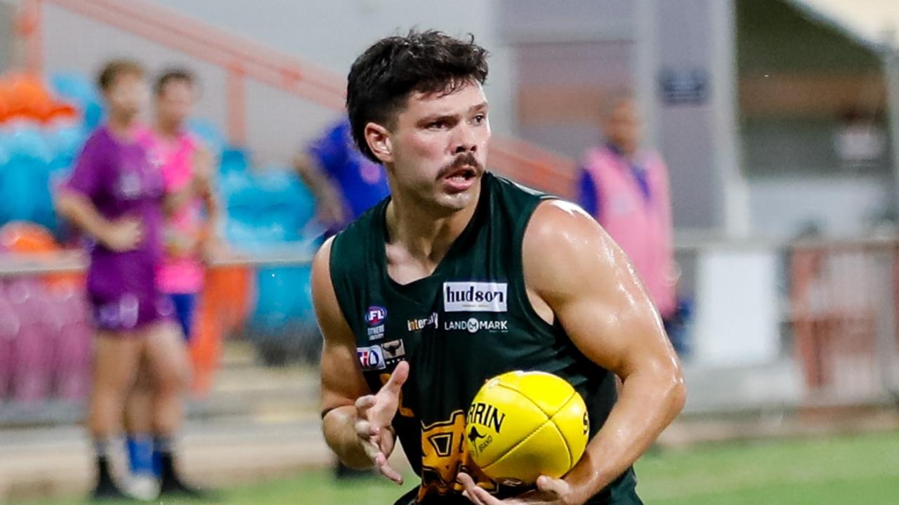 St Mary's recruit Ethan Knight won the Round 14 Rising Star nomination in the 2024-24 NTFL season. Picture: Celina Whan / AFLNT Media