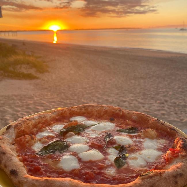 Who doesn’t love having wood-fired pizza by the Bay? Picture: Facebook/Paolo's Pizza Bar