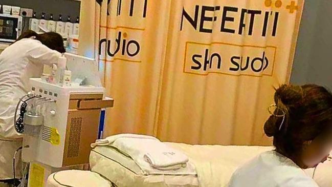 A Coopers Plains cosmetic nurse was reprimanded and ordered to undertake an ethics course after using fake names to take the rap for her speeding and traffic fines. Picture: Nefertiti Skin Studio website