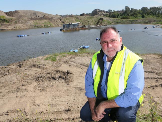 Benedict Industries co-managing director Ernest Dupere at the site in 2016. Picture: Ian Svegovic