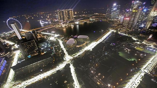 The Singapore F1 Grand Prix's Marina Bay City Circuit