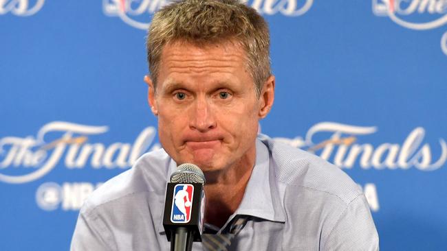 Steve Kerr of the Golden State Warriors.