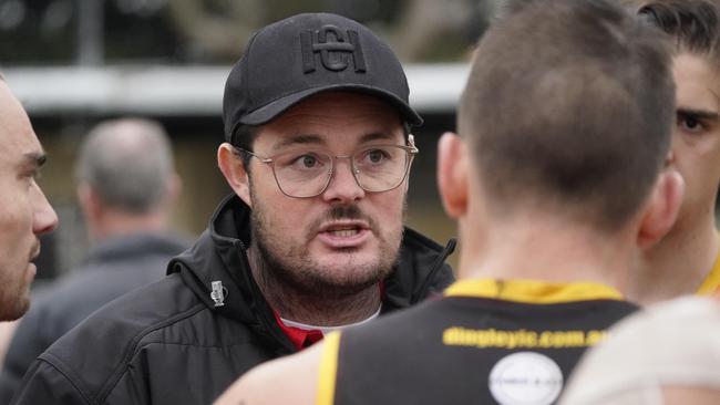 Dingley coach Zach Horsley. Picture: Valeriu Campan