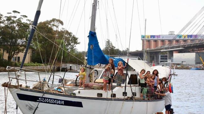 The Soetekouw family have been living on their boat Sumbawa for over two years.