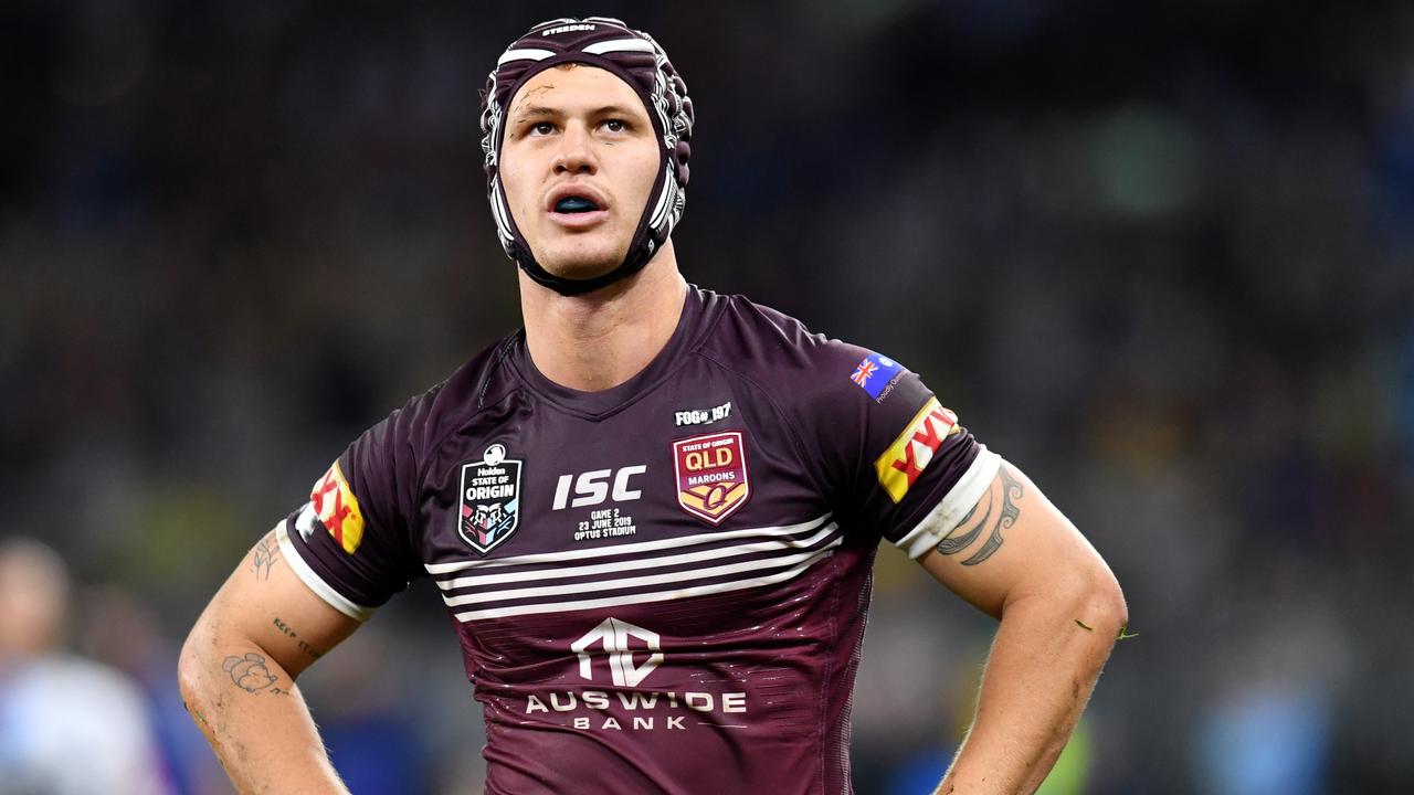 Kalyn Ponga of the Maroons during the game two defeat