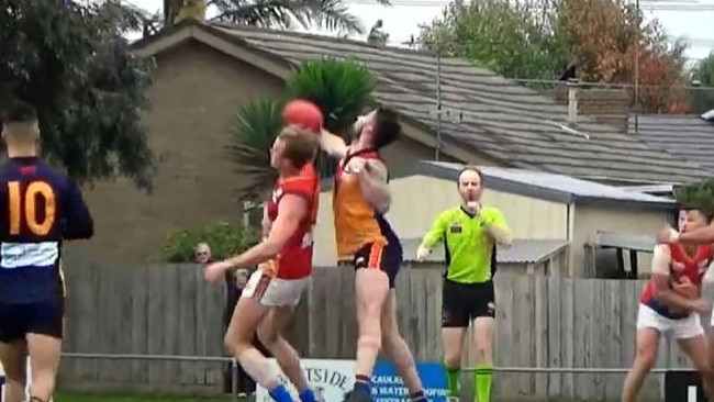 Chris Stewart banned for two matches for this incident against Maribyrnong Park.