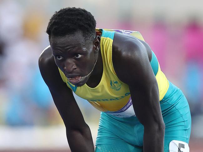 BIRMINGHAM 2022 COMMONWEALTH GAMES. 07/08/2022   .  Track and Field at Alexander Stadium.  Mens 800 mtr final . Australian Peter Bol after winning silver . Picture: Michael Klein