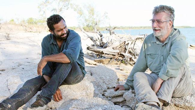 Bruce Martin and his father David. Picture: Courtesy of Riotact