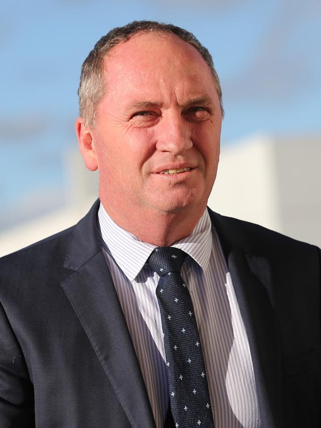 Barnaby Joyce said the claim was “spurious and defamatory”. Picture: John Grainger