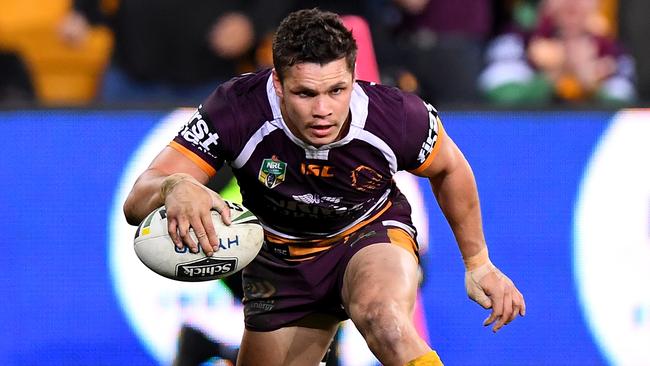James Roberts has scored 27 tries in 51 games for the Broncos but Steve Renouf believes he would be more prolific on the left side. Photo: Bradley Kanaris