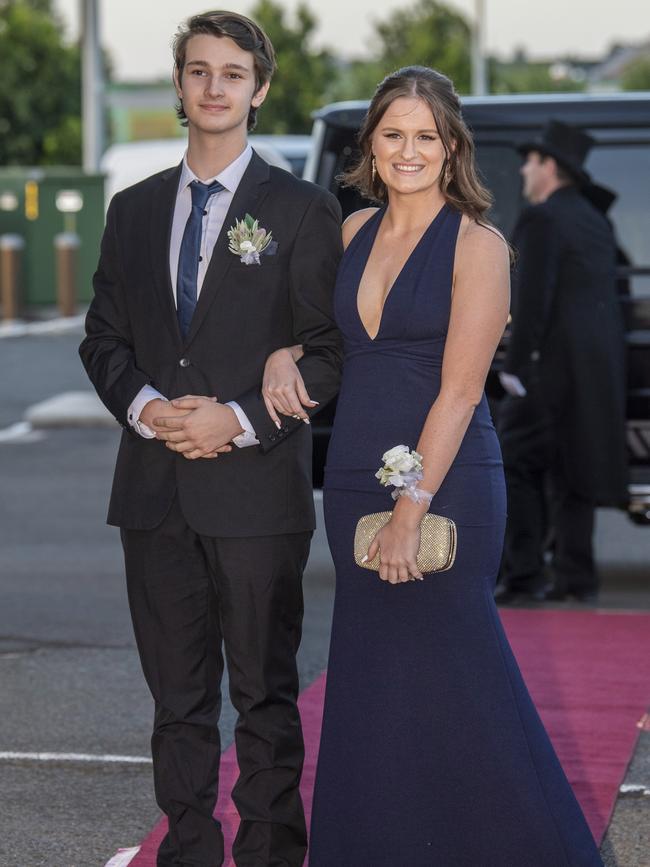 Alex Henderson and Emily Fraser. St Ursula's College formal. Friday. 20th Nov 2020