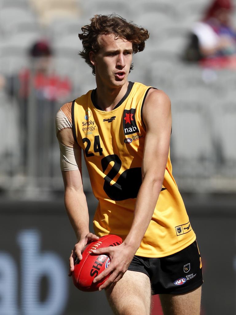 Jedd Busslinger is the intercept star of the draft. Picture: Dylan Burns/AFL Photos