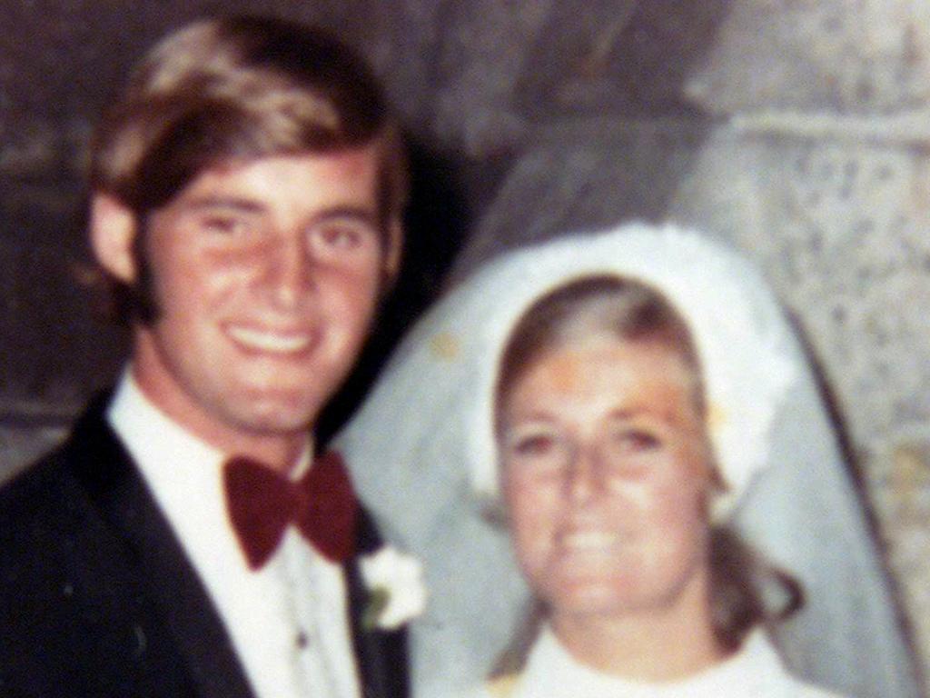 Chris and Lynette Dawson on their wedding day.