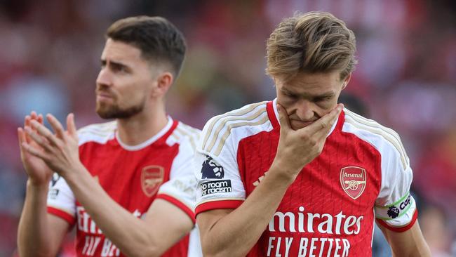 It was dejection for Arsenal.