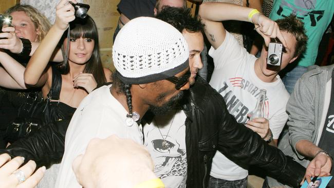 Rapper Snoop Dogg at Revolver for the launch of Arnette sunglasses in 2008. File picture by Zoe Harrison.